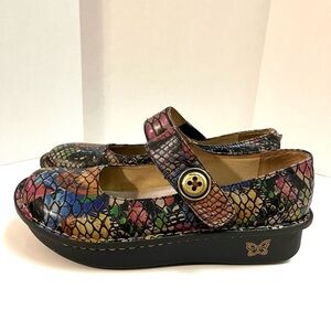 Alegria Paloma Mary Jane Clogs Shoes Multicolor Size 38